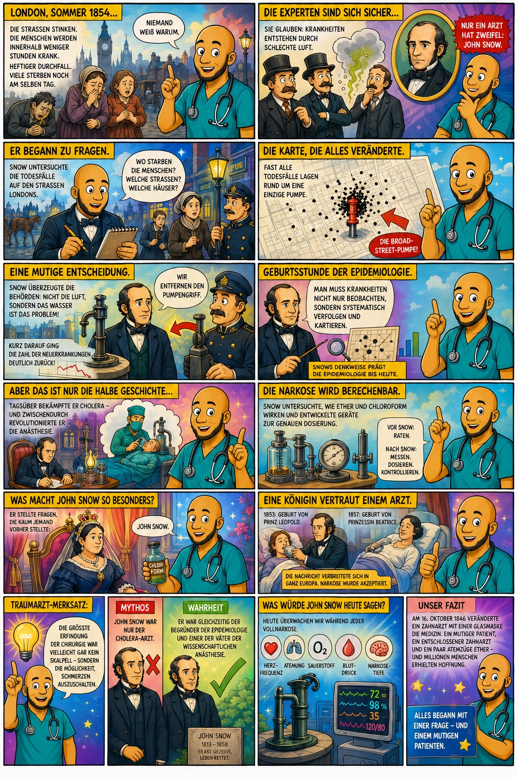 Comic: Die Geschichte von John Snow