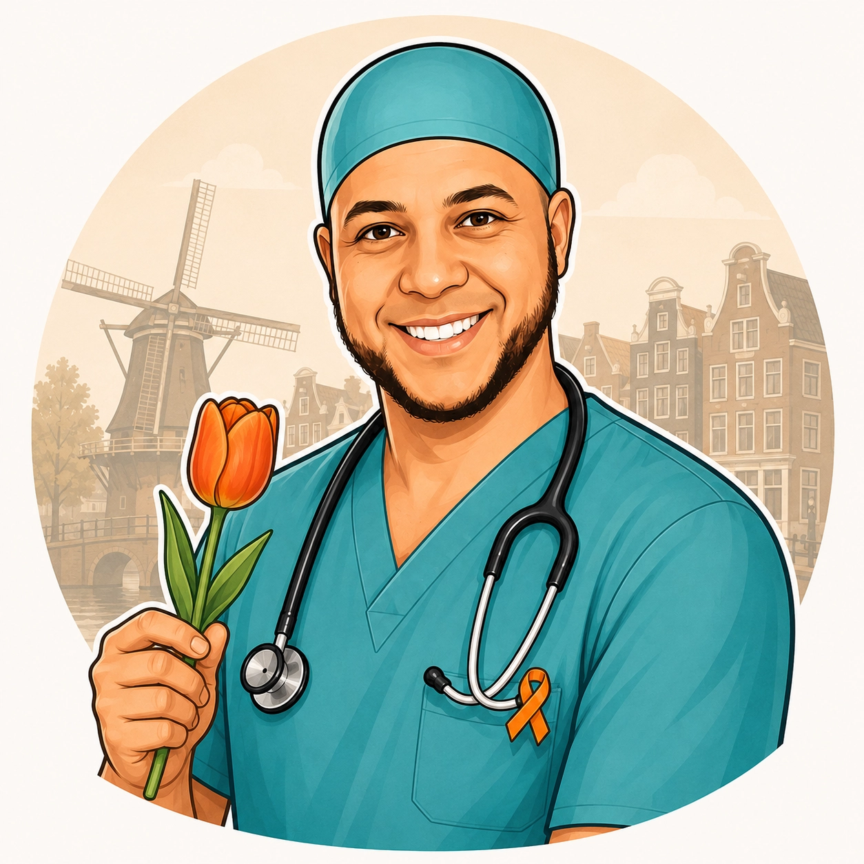 Algehele narcose uitgelegd door Droomdoc, de getekende anesthesioloog