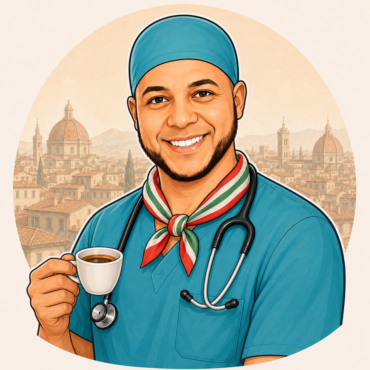 Anestesia generale spiegata da Sognodoc, l'anestesista illustrato in versione italiana