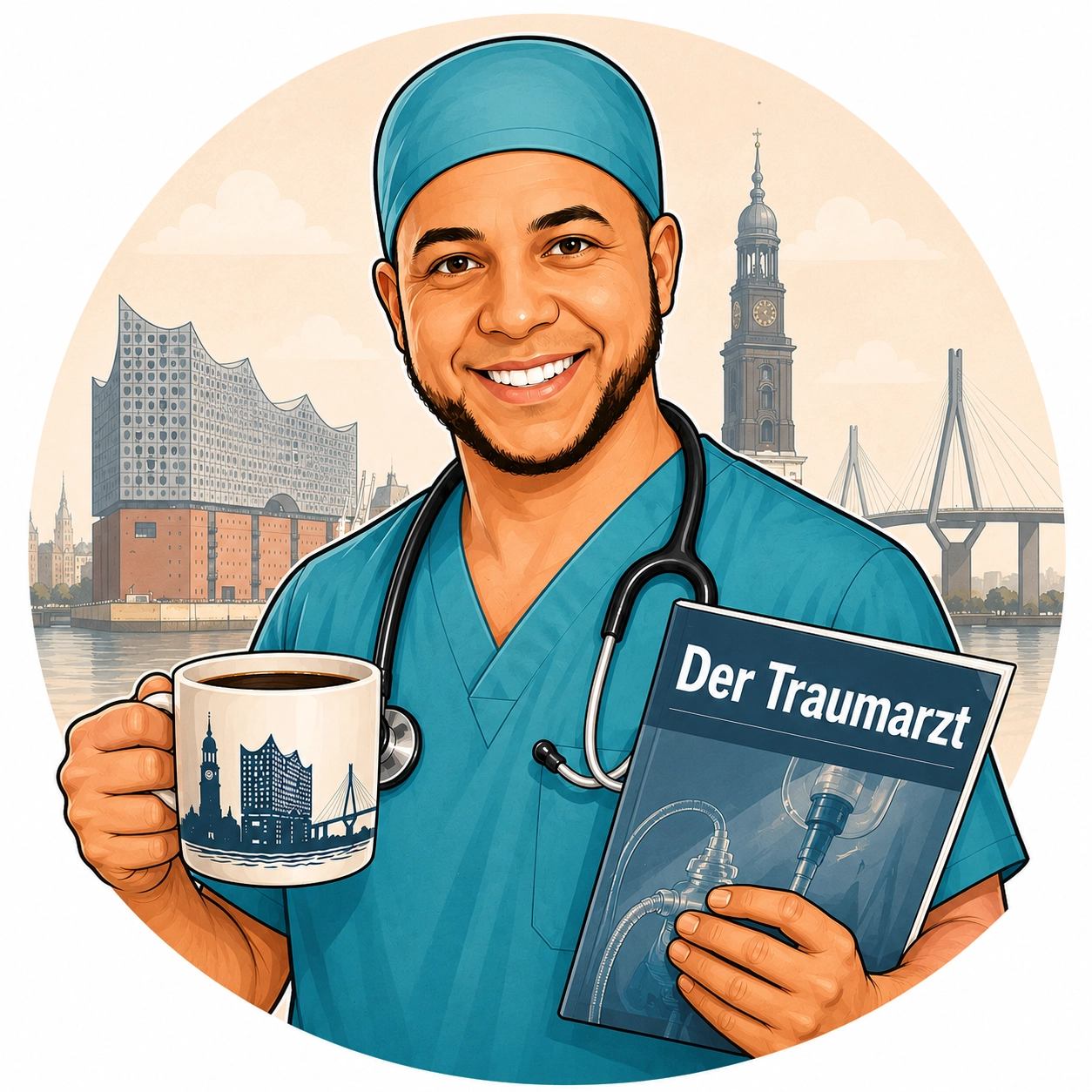 Narkose verständlich erklärt vom Traumarzt, dem illustrierten Narkosearzt